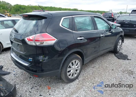 2014 Nissan Rogue S из США, поврежденный, VIN 5N1AT2MV5EC776963
